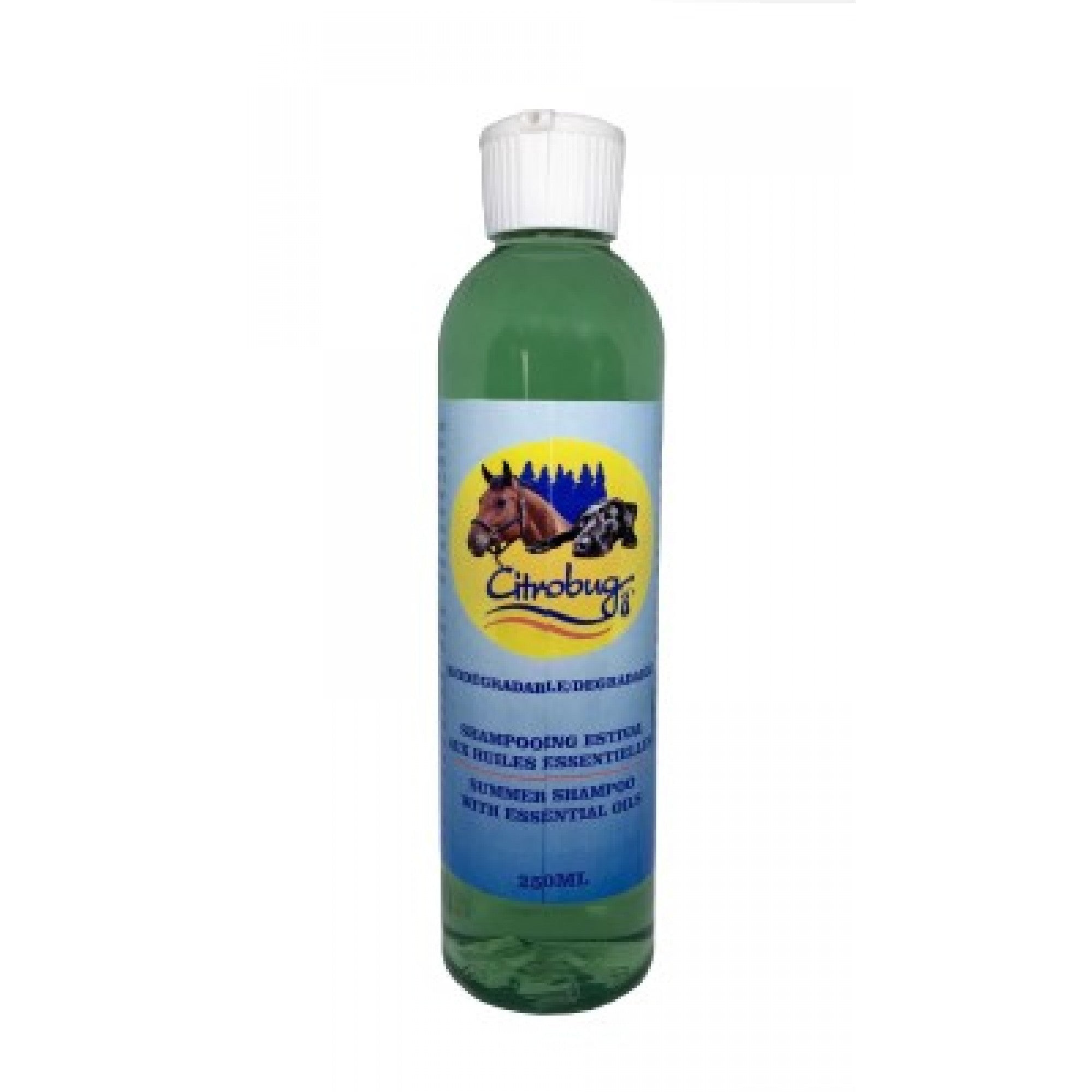 Shampoing Citrobug pour chevaux et chiens, 250 ml