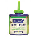 Soins BIOPTEQ EXCELLENCE HYDRATATION pour sabots de chevaux, 450 ml, flacon avec étiquette.