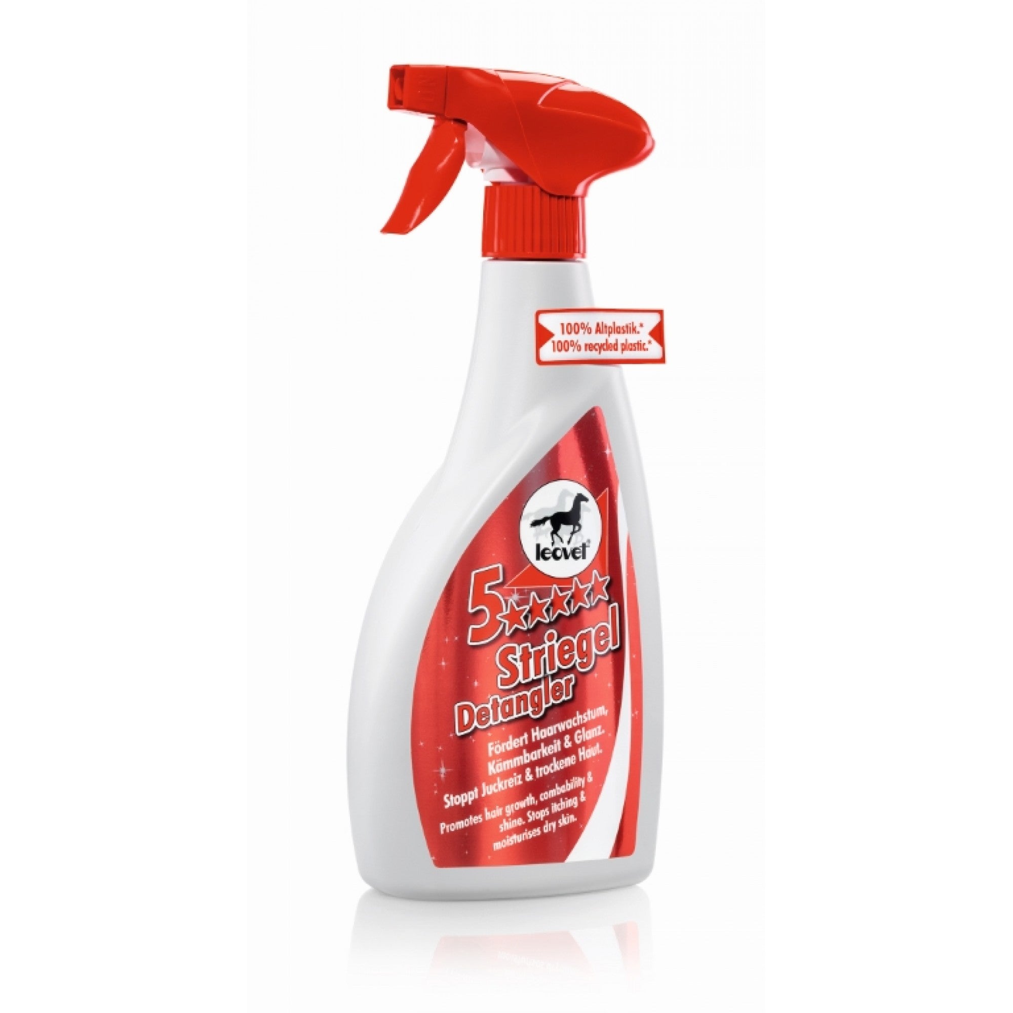 Démêlant 5 étoiles LEOVET pour chevaux, flacon de 550 ml, accessoire pour le soin des chevaux Cavalier.