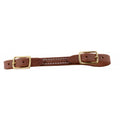 Gourmette en cuir de harnais de 5/8 pouce