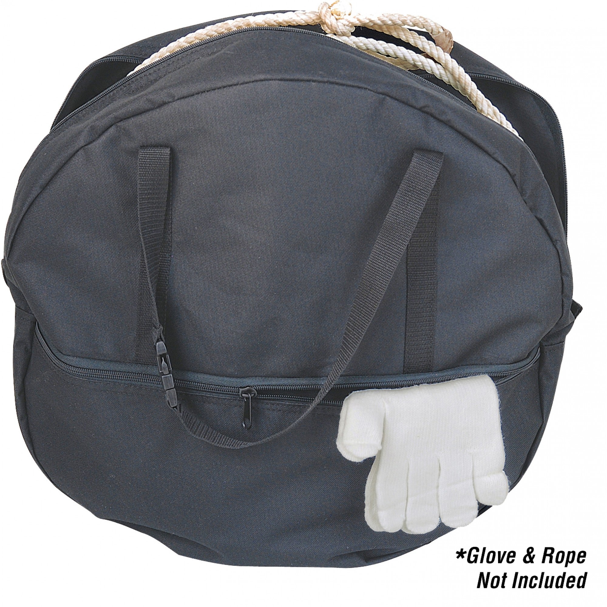 Sac pour rope Western Rawhide en tissu 600D pour adulte, avec poches et réglages, accessoire pratique pour l'équitation.