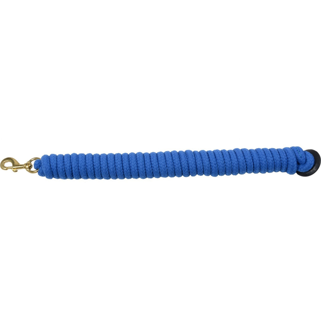 Longe Western Rawhide avec embout en caoutchouc pour l'équitation, accessoire robuste pour le contrôle du cheval.