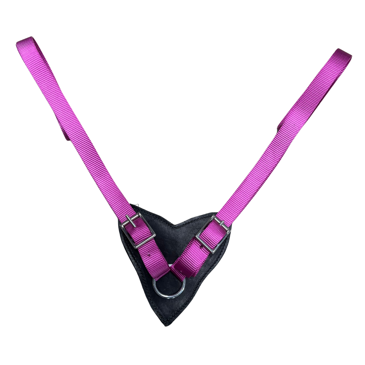 Harnais pour skijoering de la marque ES Sellerie Western, équipement du cheval avec sangles et fixation pour activité hivernale.