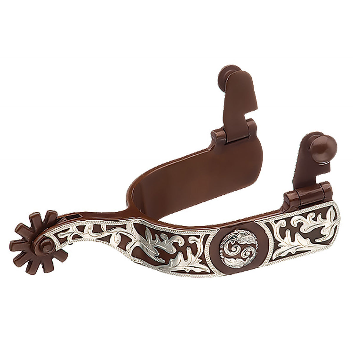 Éperon antique vieilli avec concho, Homme