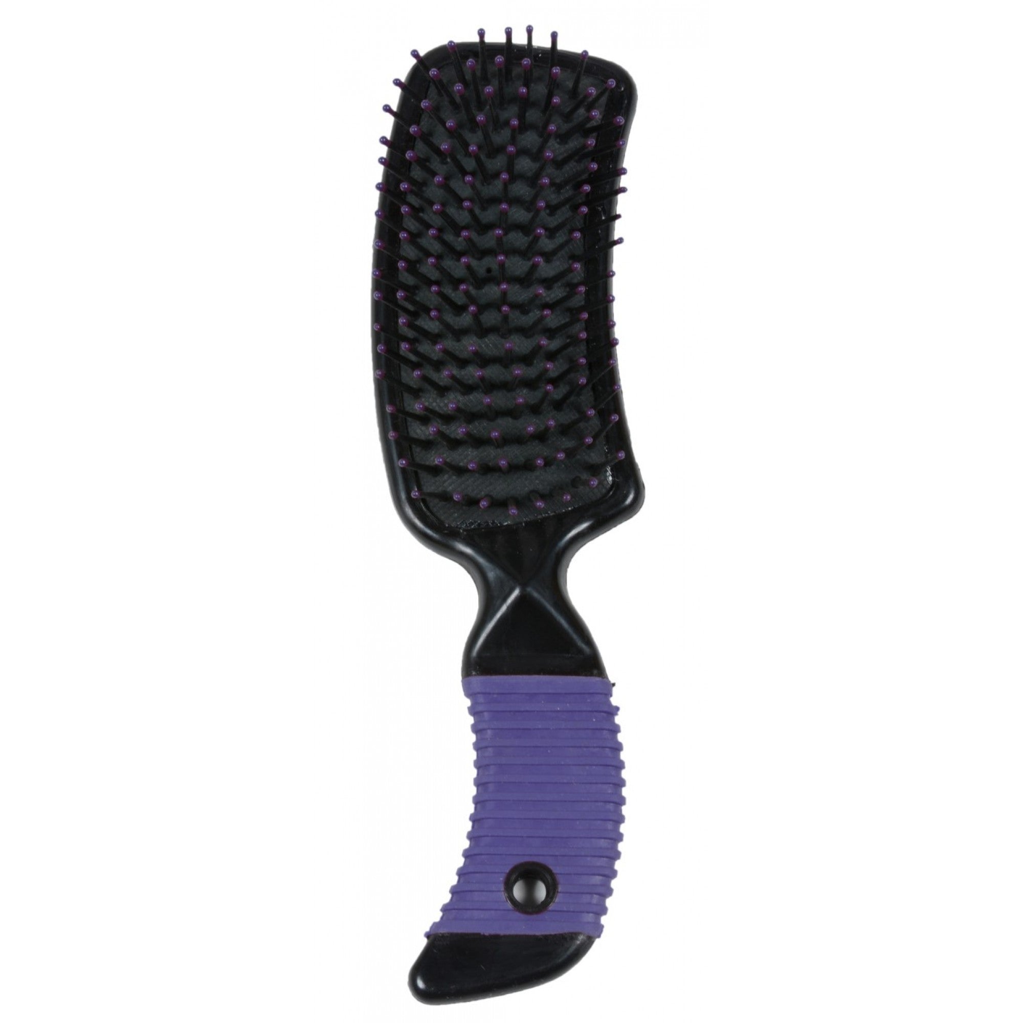 Brosses pour crinière et queue courbées Western Rawhide, accessoires de soins pour chevaux, avec poignées en bois et poils doux