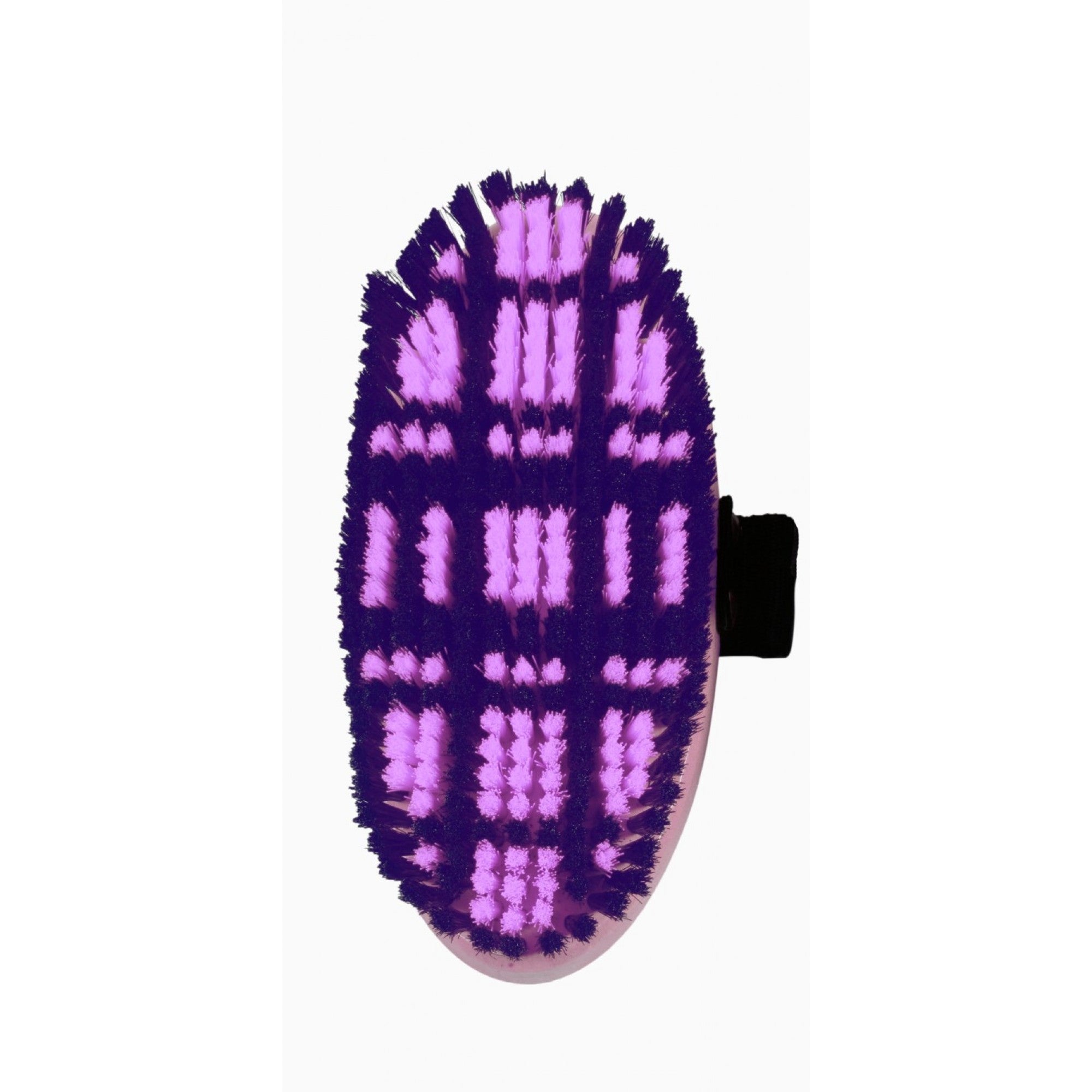 Brosse douce à carreaux de couleur Western Rawhide, outils de soins pour animaux avec poils souples et design coloré.