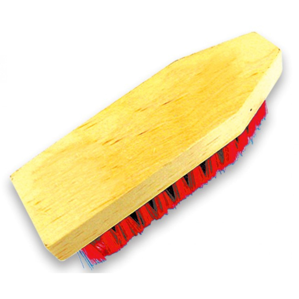 Brosse à queue avec dos en bois