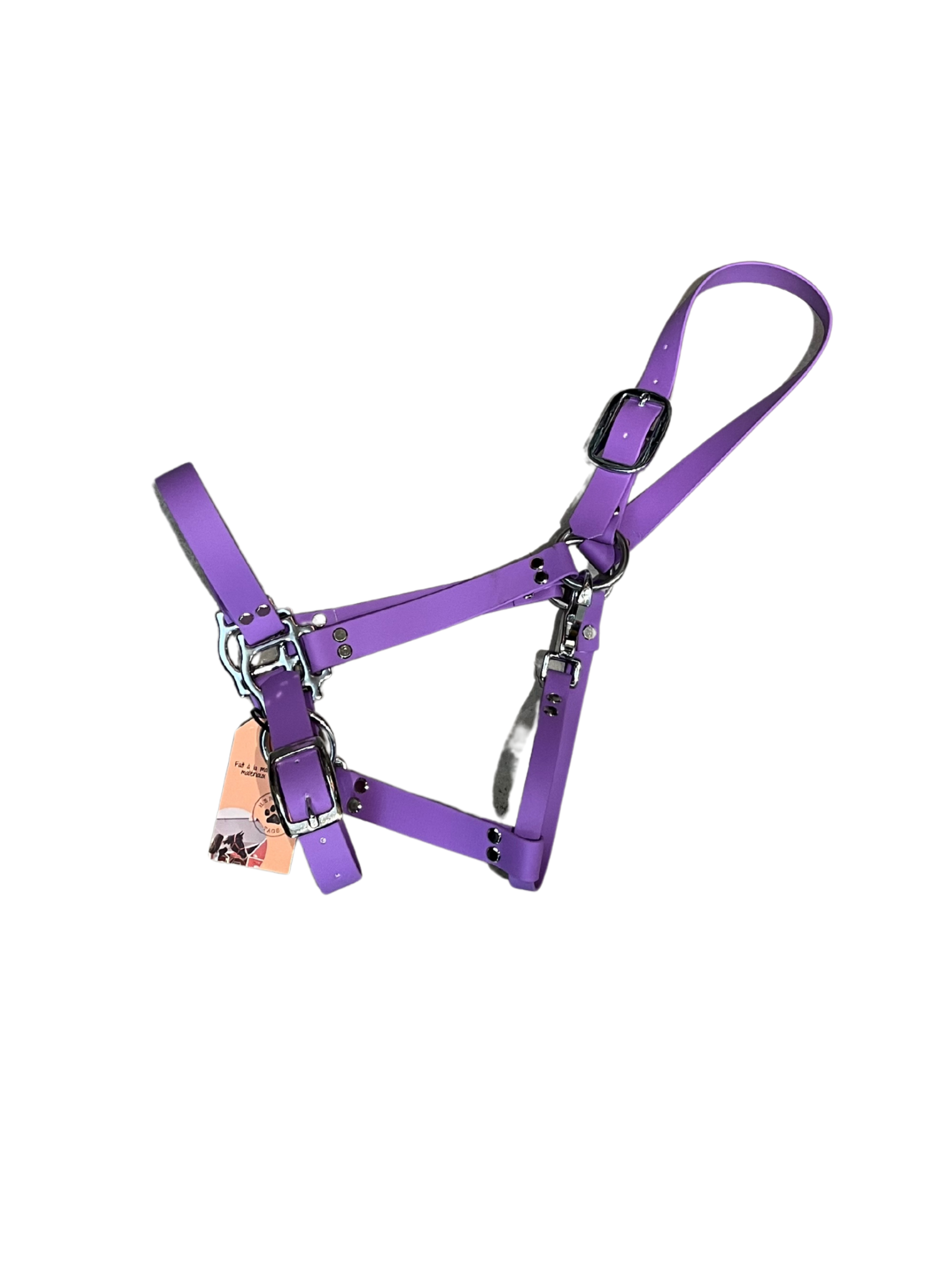 Licou en Biothane uni de la marque ES Sellerie Western, accessoire pour équitation, en matériau durable et résistant.