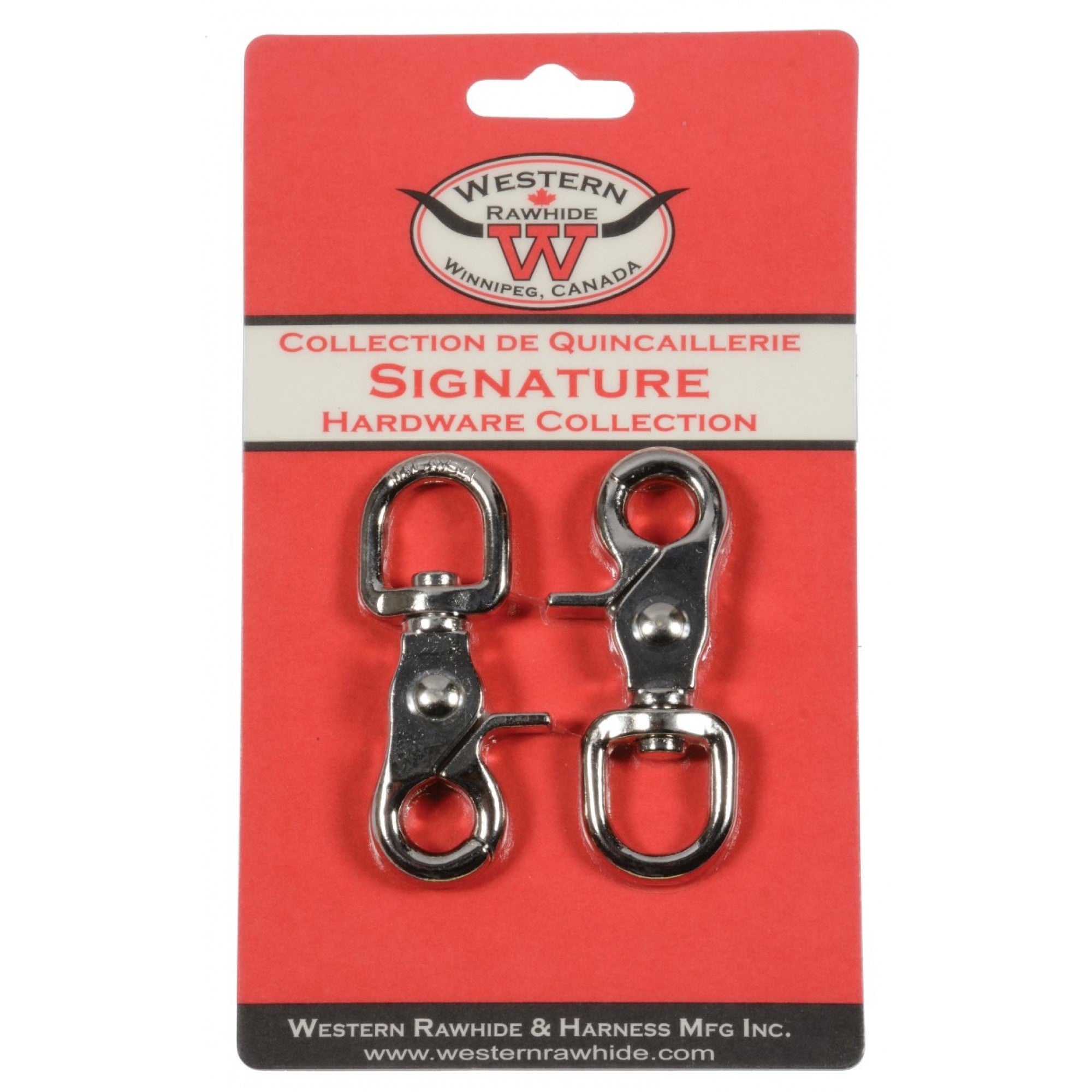 Snap en zinc moulé chromé, 19 mm (3/4 po) - 2 par carte
