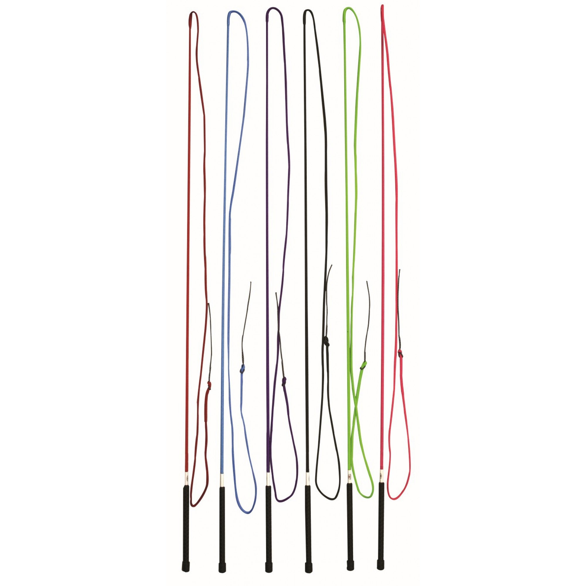Chambrière de longe Western Rawhide de 66 pouces, accessoire pour l'équitation, en cuir robuste et résistant.