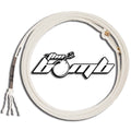 Corde de tête Western Rawhide Rope Lone Star "The Bomb" 4-brins pour l'équitation ou la corrida, en cuir robuste.