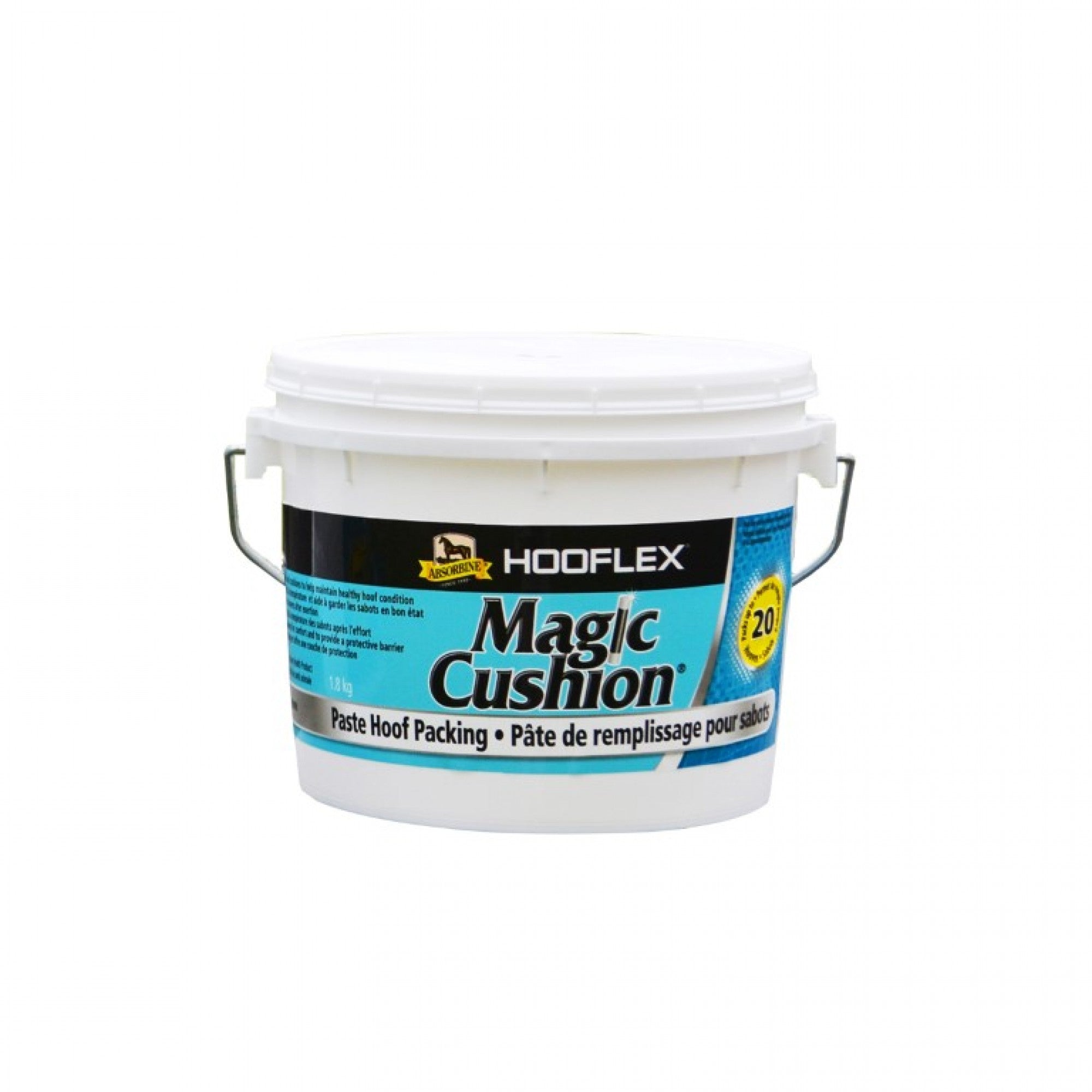 Coussin de soin Western Rawhide Absorbine Hooflex Magic Cushion 1,8 kg pour la santé des sabots du cheval