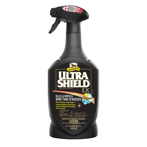 Spray de soins Absorbine Ultrashield EX 950ml de Centurion Supply, vaporisateur pour soins équins en sellerie western.