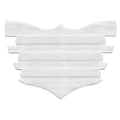 Bandes nasales Flair Equine blanches de Western Rawhide, équipement pour cheval, confort et style pour l’équitation.