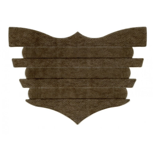 Bandes nasales Flair Équine Western Rawhide, équipement pour cheval, visibles en brun pour un ajustement confortable.