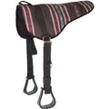 Tapis de selle bareback noir en Cordura Apache de la marque Ger-Ryan, conçu pour l'équitation sans selle.
