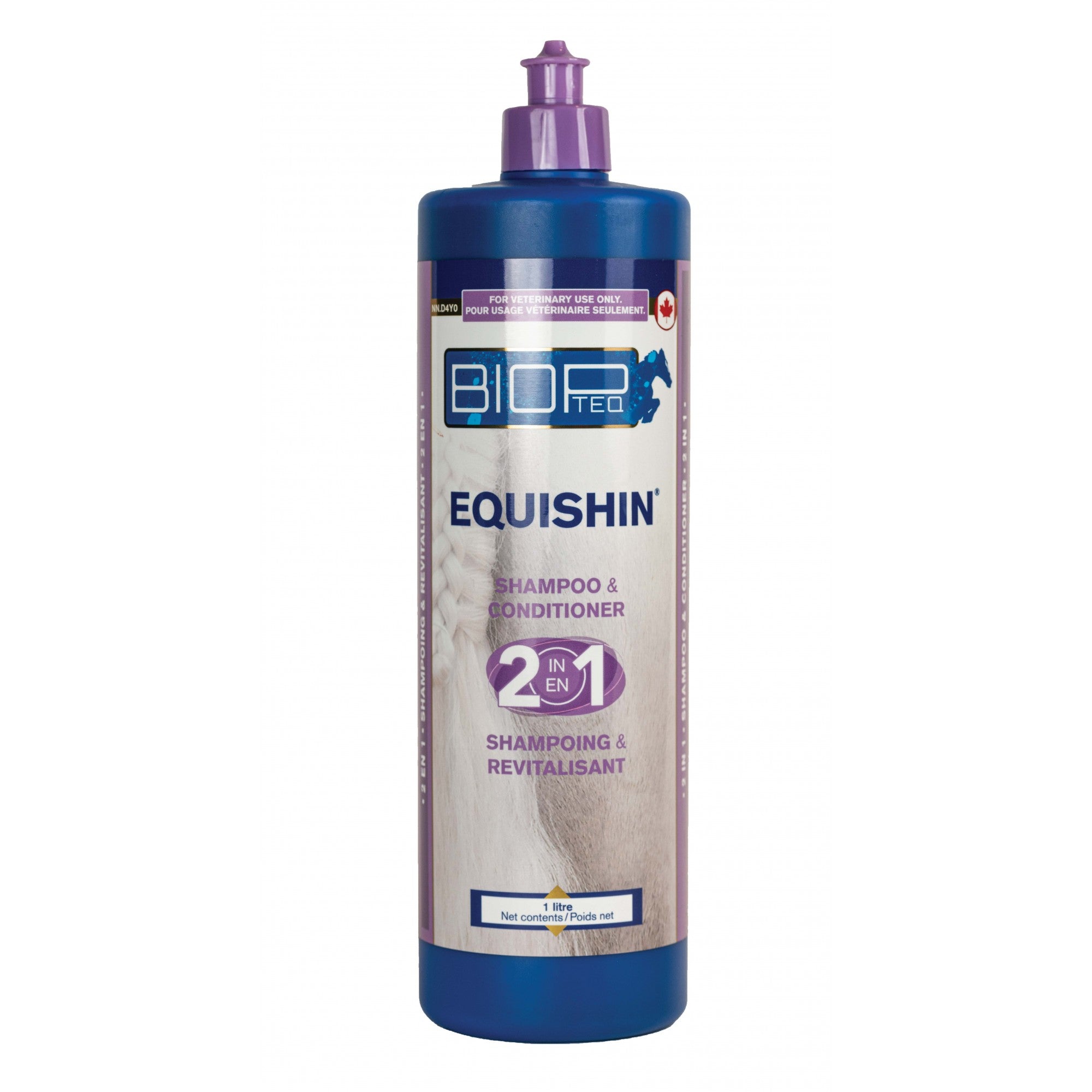 BIOPTEQ EQUISHIN SHAMPOOING ET REVITALISANT 2-EN-1, 1 L - ES Sellerie Western