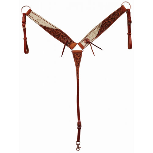 Équipement de cheval Bricole Country Legend Sundance de Western Rawhide, bridon en cuir avec détails décoratifs.