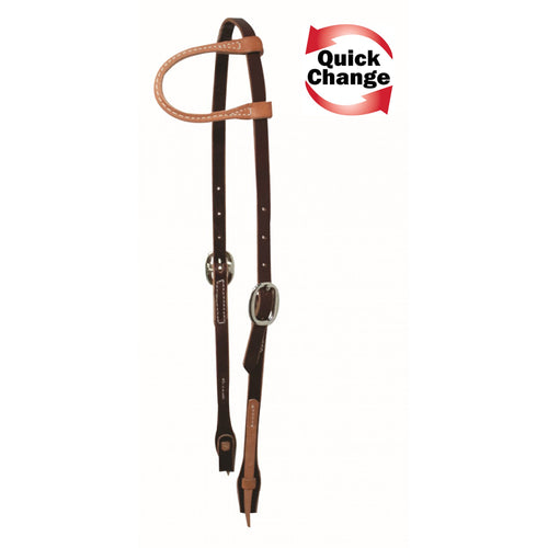BRIDE A OREIL QUICK CHANGE WESTERN RAWHIDE SIGNATURE - ES Sellerie Western