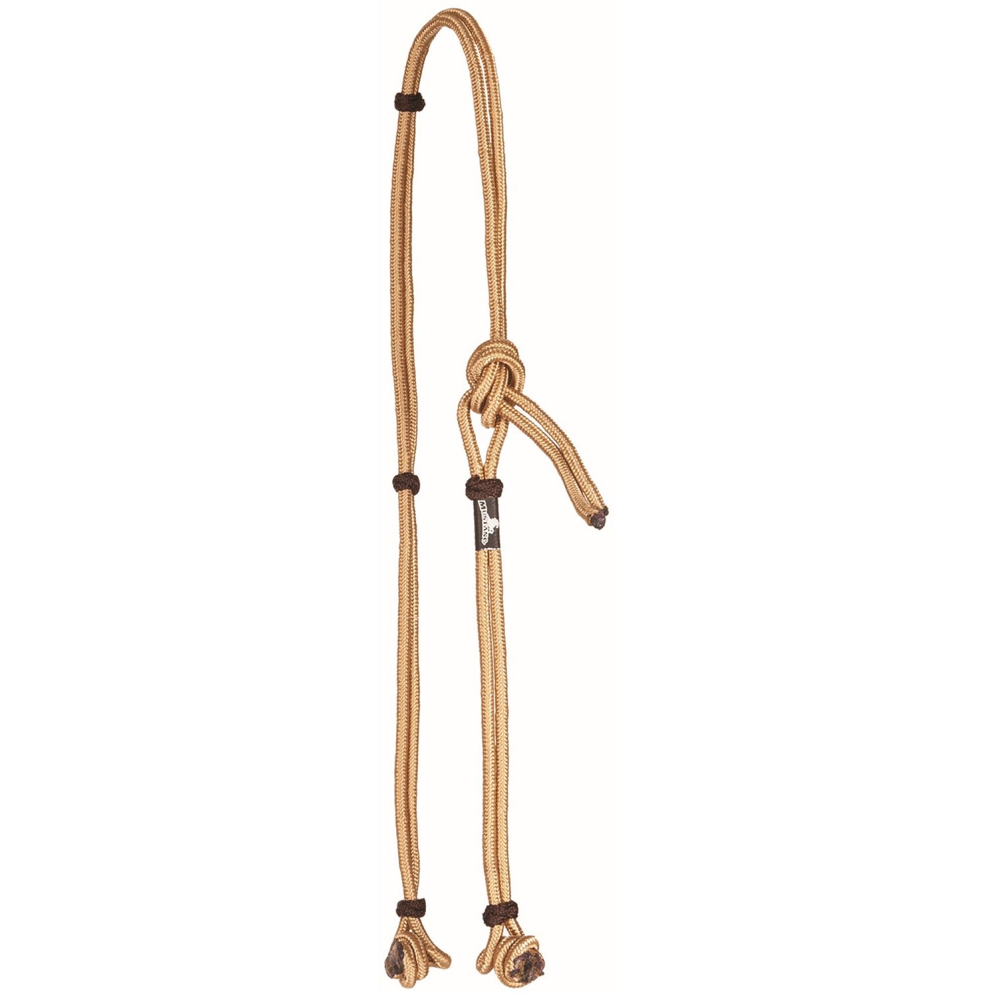 BRIDE EN CORDE NYLON MUSTANG, TAN - ES Sellerie Western