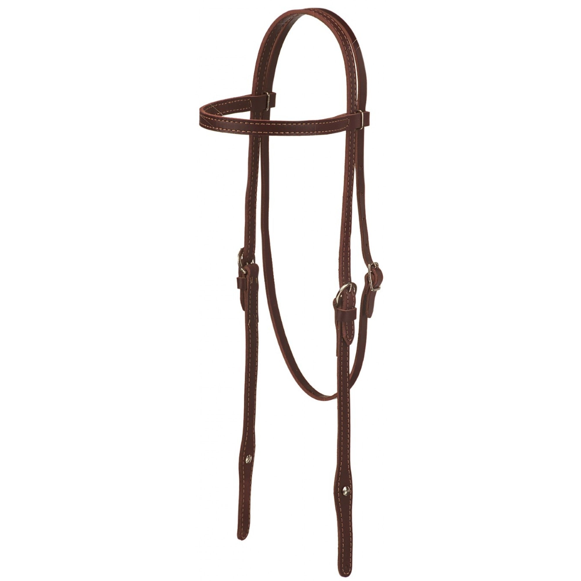 BRIDE FRONTAL WESTERN RAWHIDE SIGNATURE EN CUIR LATIGO - ES Sellerie Western