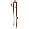 Bride une oreille Western Rawhide Signature avec attaches en cuir de harnais huilé, équipement de cheval.