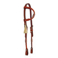 Bride une Oreille avec Rawhide & Crin, Chestnut