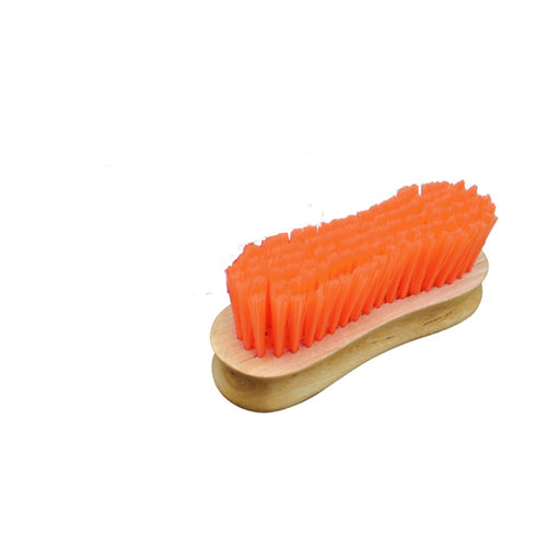 BROSSE À VISAGE EN BOIS, ORANGE - ES Sellerie Western