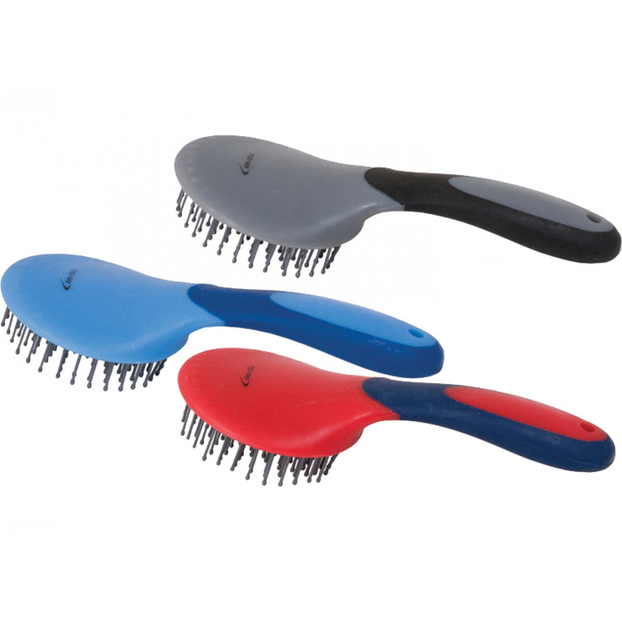 Brosse bicolore pour crinière et queue de cheval, soin pour chevaux, Western Rawhide, outil de toilettage équestre.