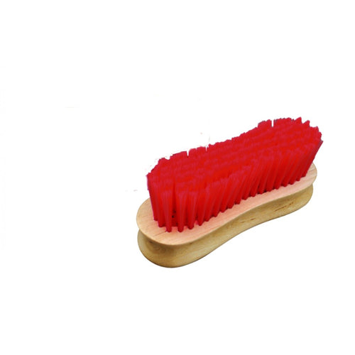 BROSSE DE VISAGE EN BOIS, ROUGE - ES Sellerie Western