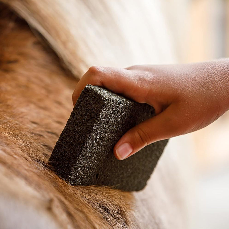 Bloc de toilettage Farnam Slick N Easy, soin pour chevaux, petit format de 0,035 kg, conçu pour démêler et lisser la fourrure.