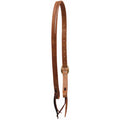 Bride à oreilles coulissante en cuir avec attaches de la marque Western Rawhide, accessoire pour équipement équestre.