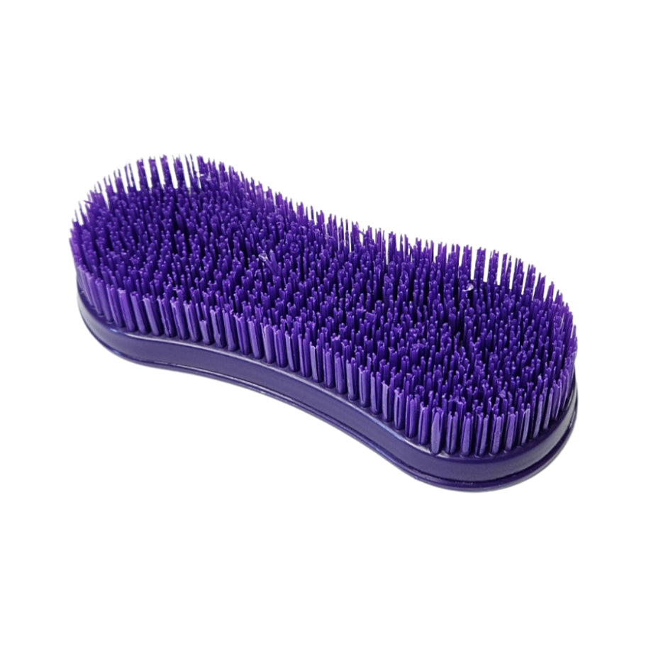 Brosse de nettoyage multi-usages en plastique Silverline de couleur mauve, idéale pour divers soins et nettoyage domestique.