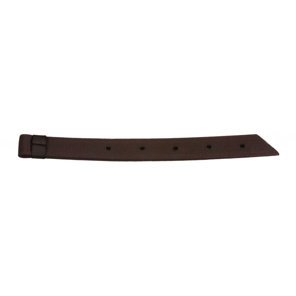 Contre-sanglon en nylon de 1 3/4 pouces de Western Rawhide, couleur marron, utilisé pour l’équipement du cheval.