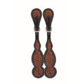 COURROIE D’ÉPERONS HOMME WESTERN RAWHIDE PAR JIM TAYLOR, SÉRIE PERFORMANCE DIAMOND, MODÈLE TEAR DROP - ES Sellerie Western
