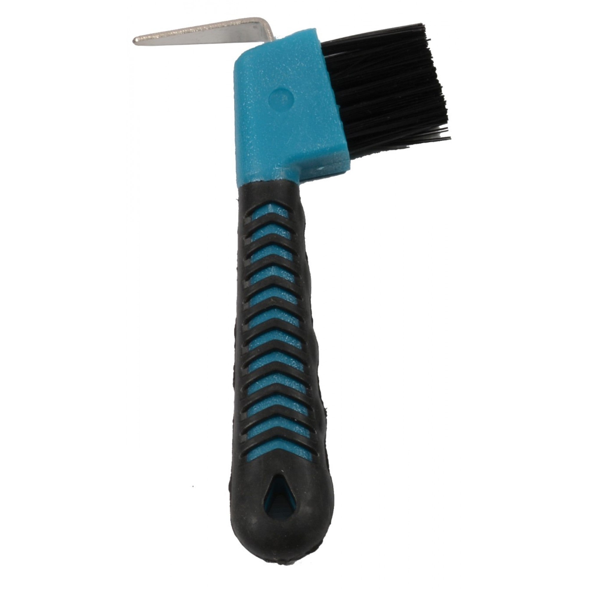 Cure-pieds à poignée souple Cavalier avec brosse, outil de soins pour le nettoyage et l'entretien des pieds.