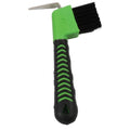 Cure-pieds à poignée souple avec brosse Cavalier, outil de soin pour les pieds, vert, avec brosse pour exfoliation.