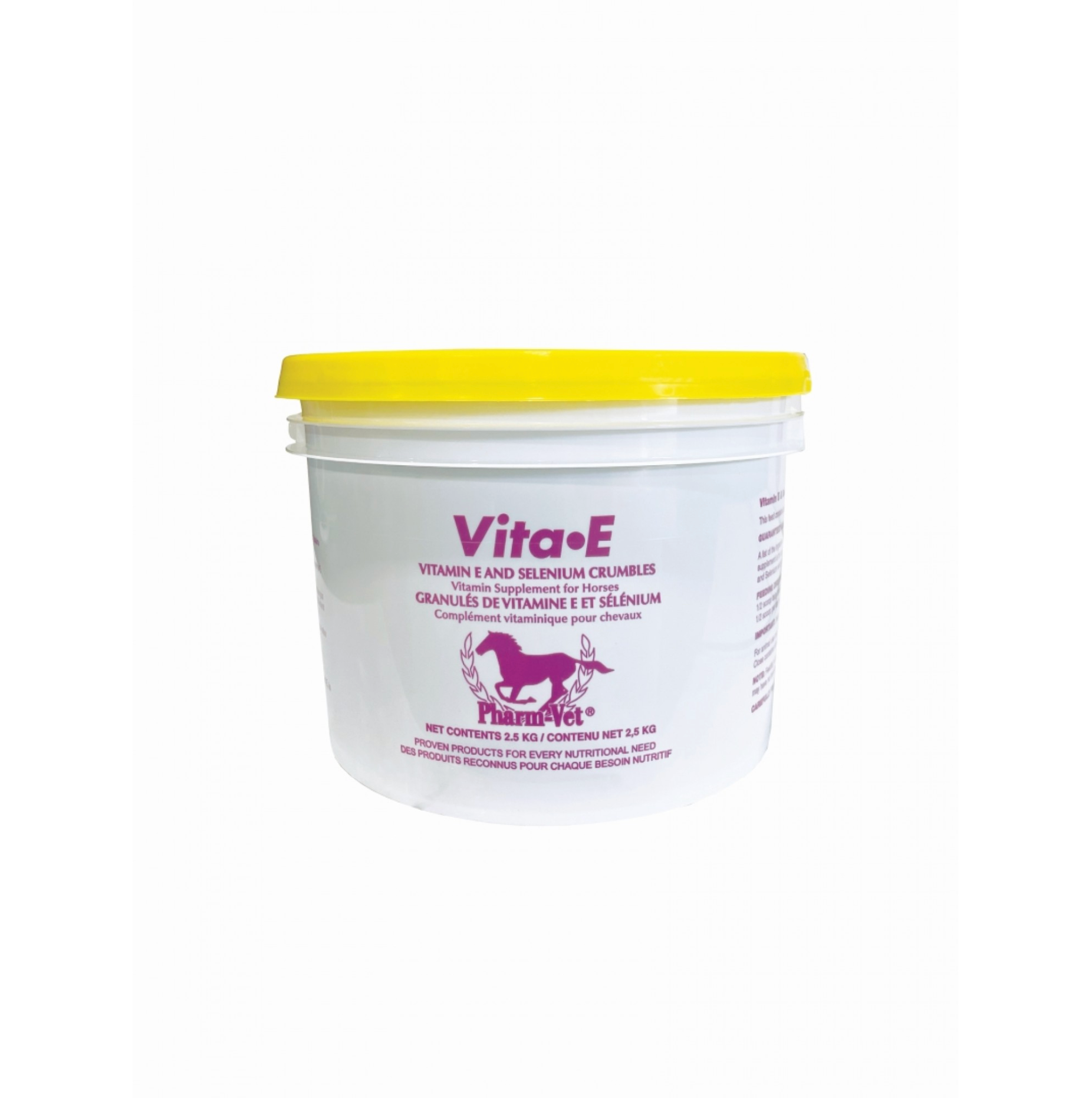 PHARM-VET VITA-E AVEC SÉLÉNIUM, 2,5 KG CRMBLS,2.5kg - ES Sellerie Western