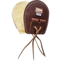 Protège sangle en molleton Ringmaster 2 brun d'Equibrand, accessoire doux pour protéger la sangle de votre cheval.