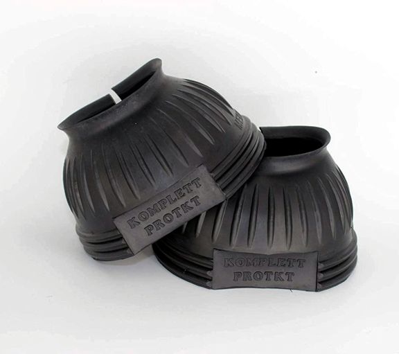 Cloches en caoutchouc Ger-Ryan pour équipement du cheval, taille L, protection complète pour les jambes du cheval.