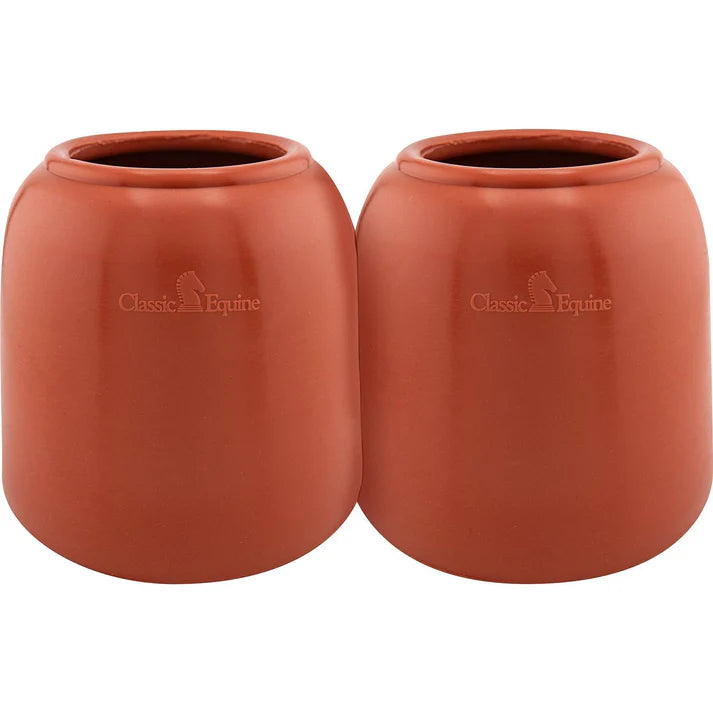 Cloches de protection ShoeGuard 360 en caoutchouc, accessoires pour chevaux, conçues pour protéger les sabots.