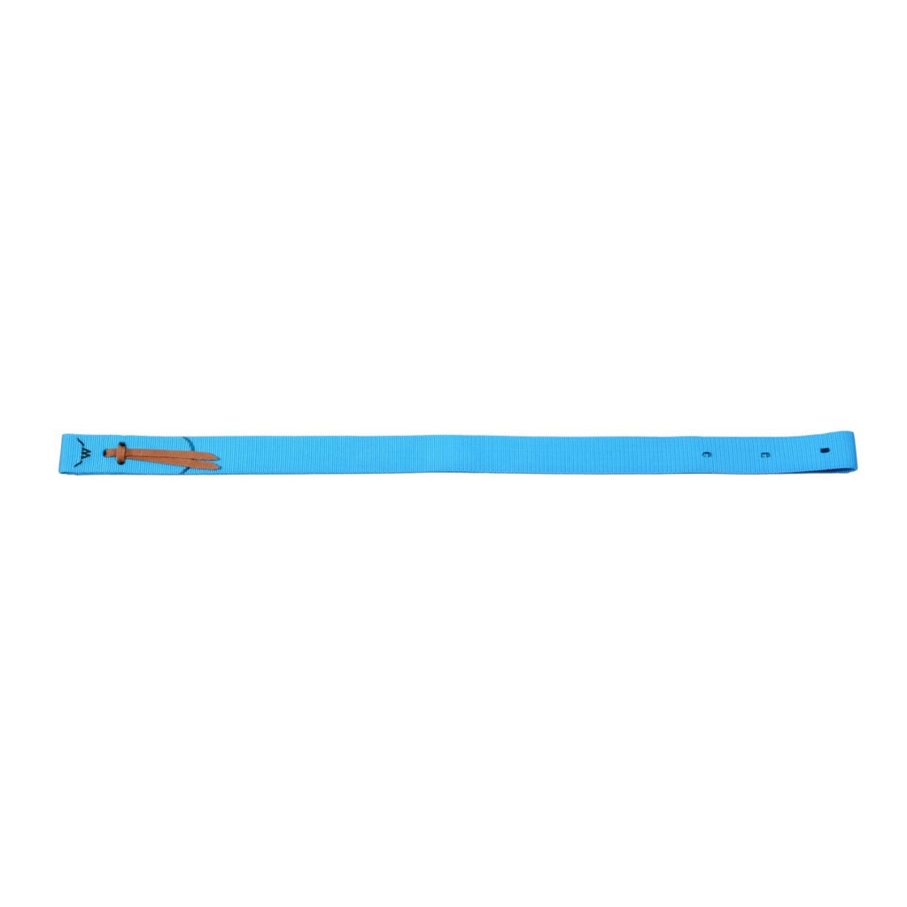 Contresanglon en nylon Western Rawhide, équipement pour cheval, longue et ajustable, couleur turquoise, utilisé pour le contrôle du cheval