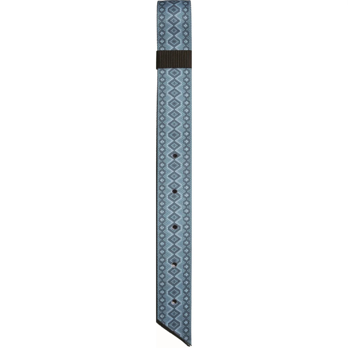 Contre-sanglon Mustang Turquoise serpent