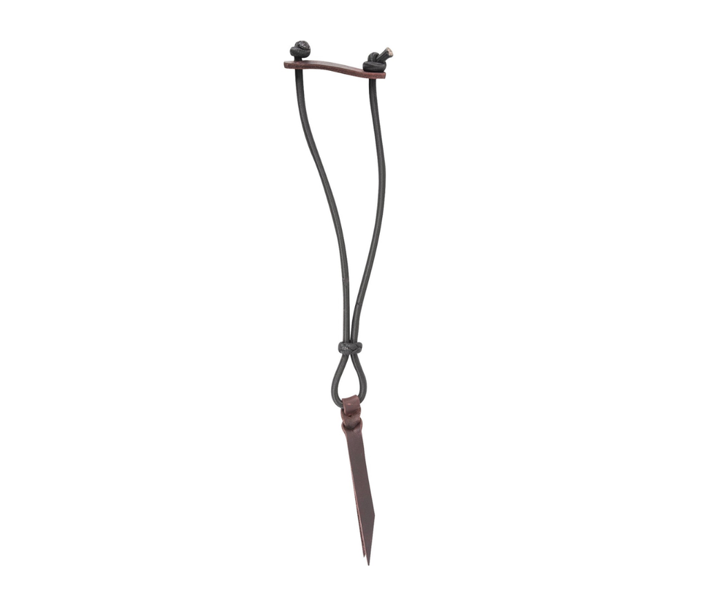 Courroie élastique pour lasso tressée 1/4" avec boucle, accessoire équestre de la marque Equibrand, pour lasso et équipements.
