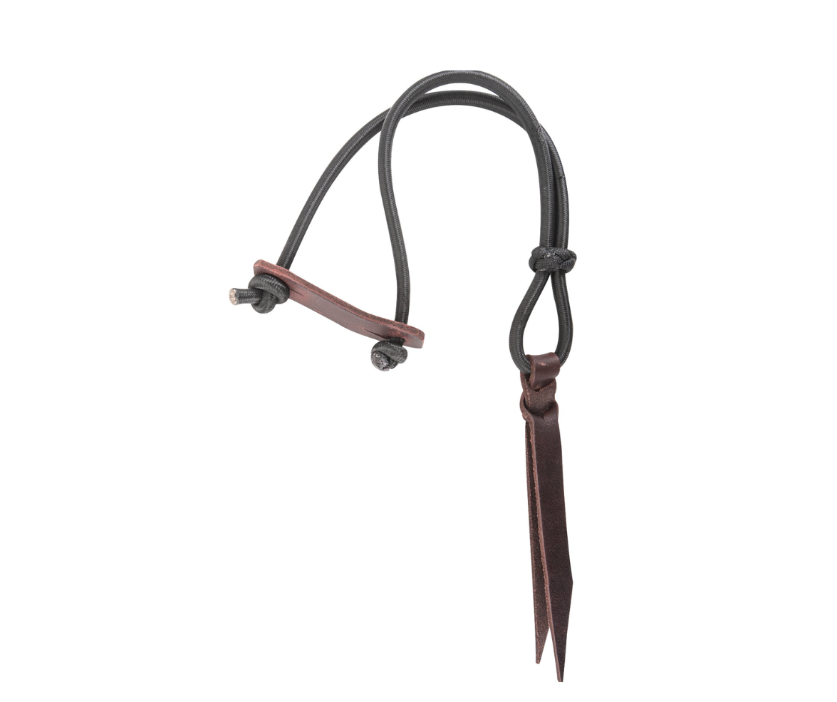 Courroie élastique pour lasso tressée 1/4" avec boucle, accessoire équestre de la marque Equibrand, visible en image.