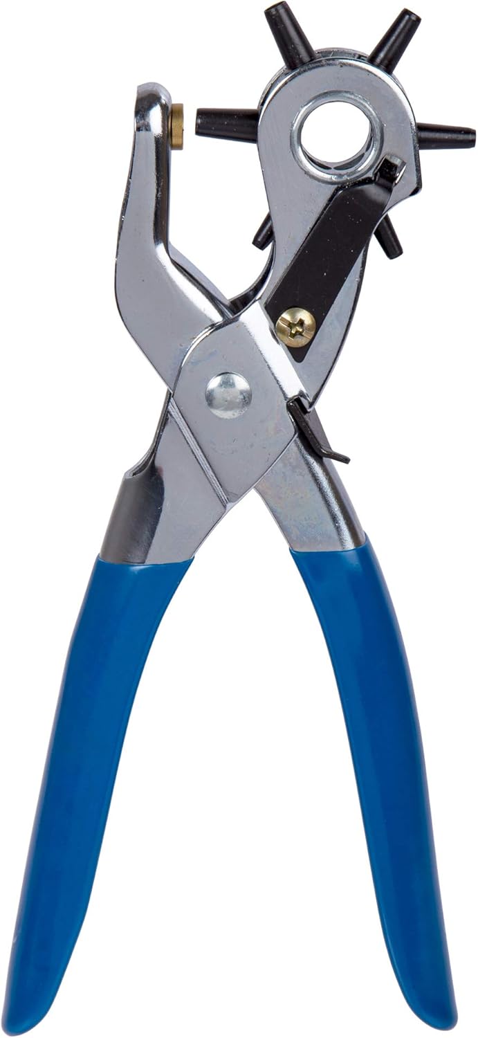 Perforateur à cuir Centurion Supply pour accessoires, outil robuste en cuir économique, illustration de l'outil à perforer.