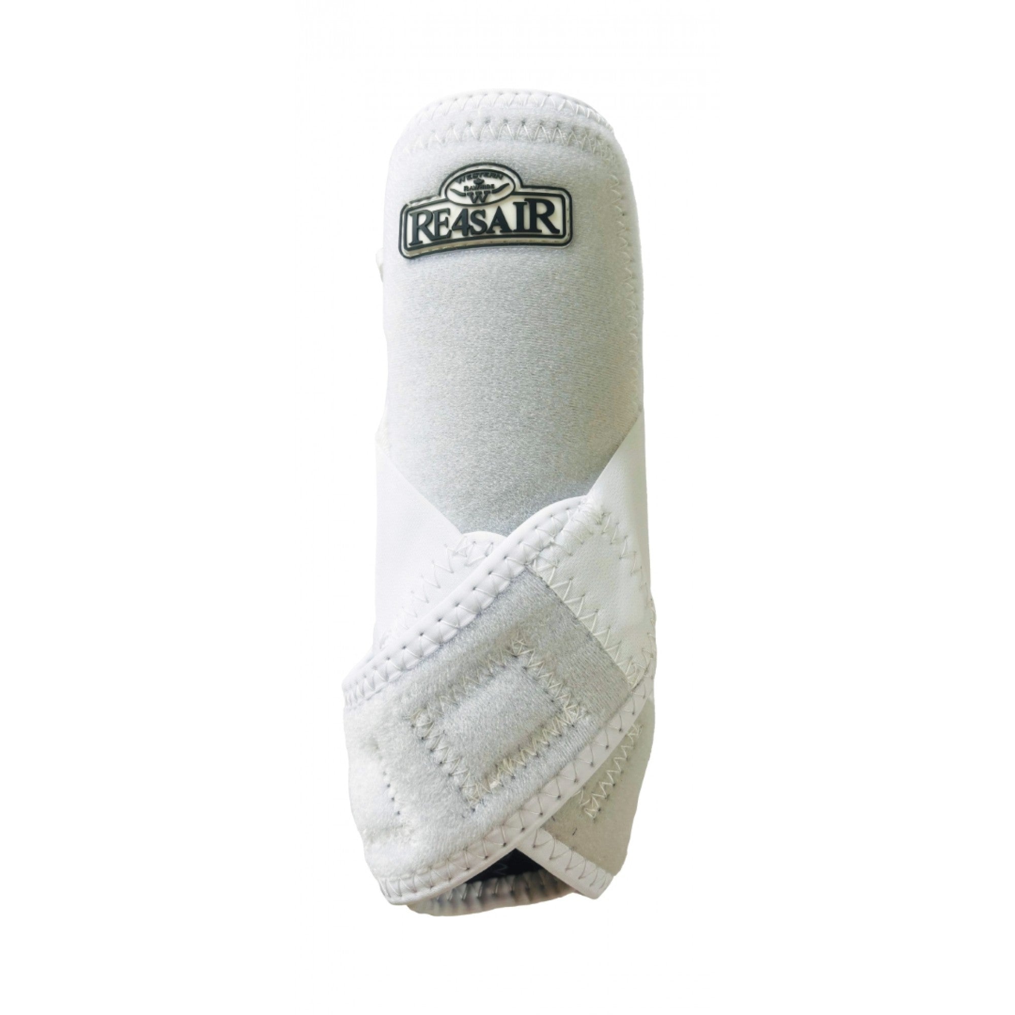 Gouttière protectrice blanche Western Rawhide, accessoire pour protection des équipements, vue de face.