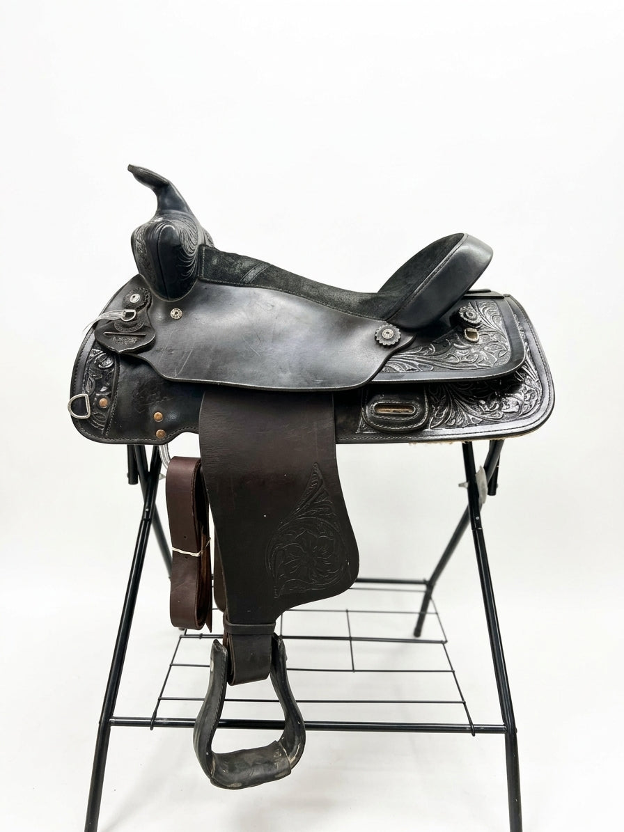 Selle Western de randonnée - Western Rawhide Usagée