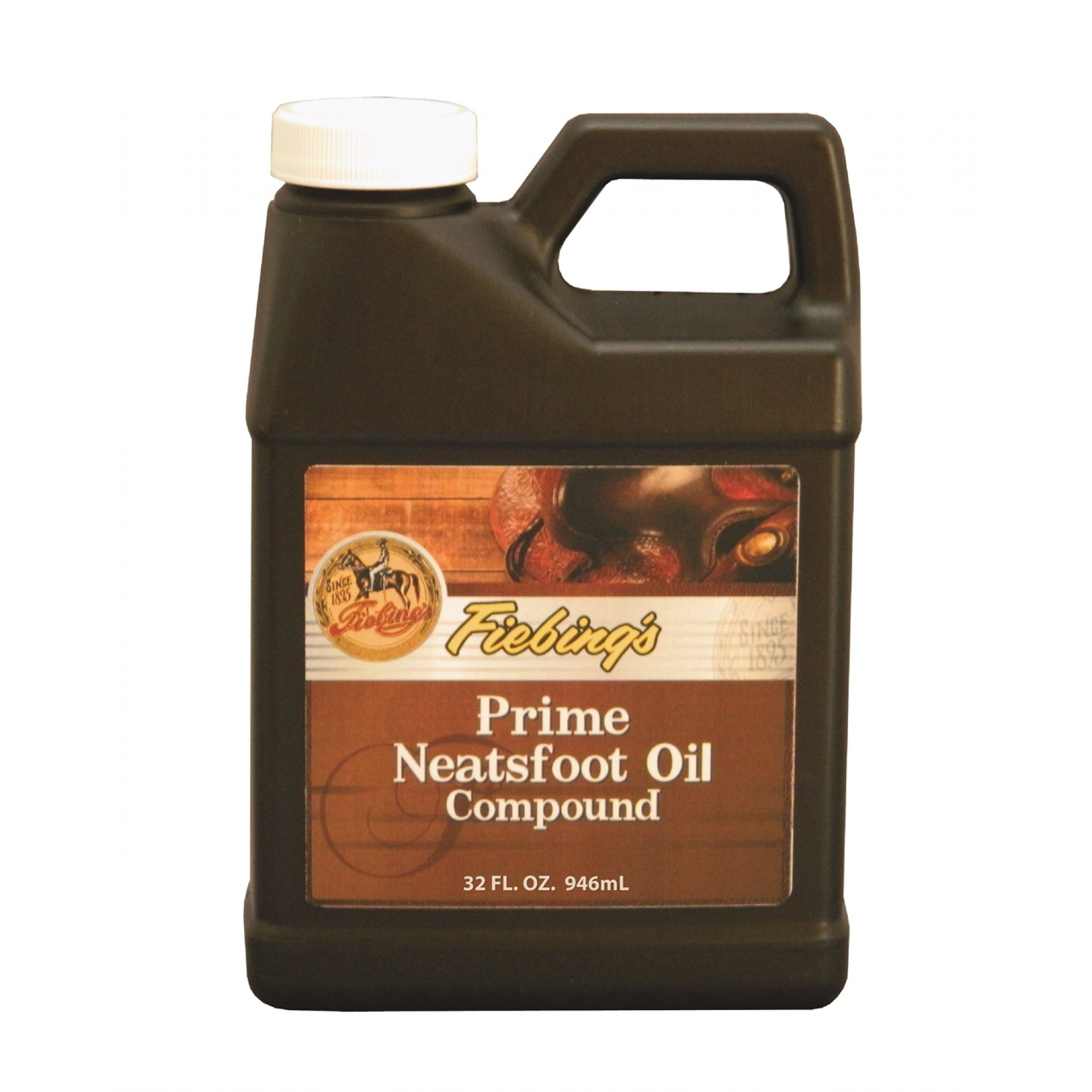 Huile de pied de bœuf Western Rawhide, accessoire pour soin des peaux, flacon de 946 ml avec étiquette.