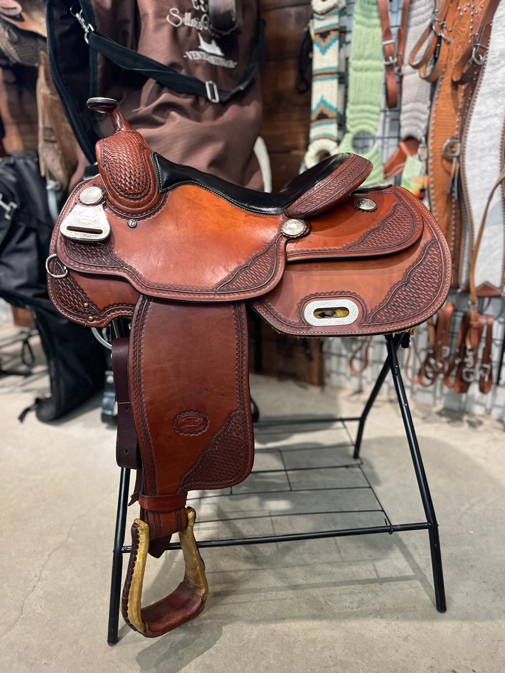 Selle western de reining - Billy Cook Pro Reiner